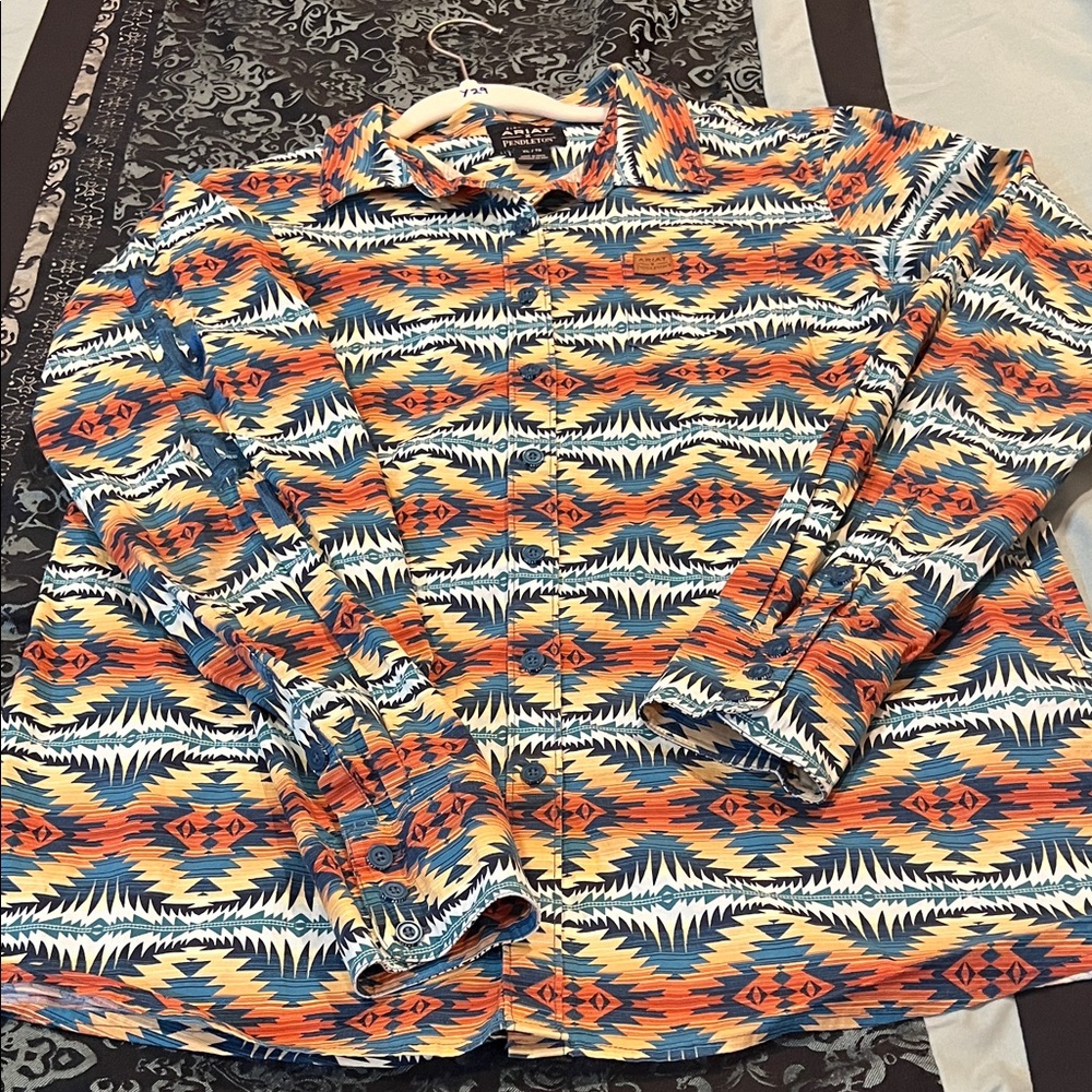 Pendleton Multicolor Button Down Shirt - image 3